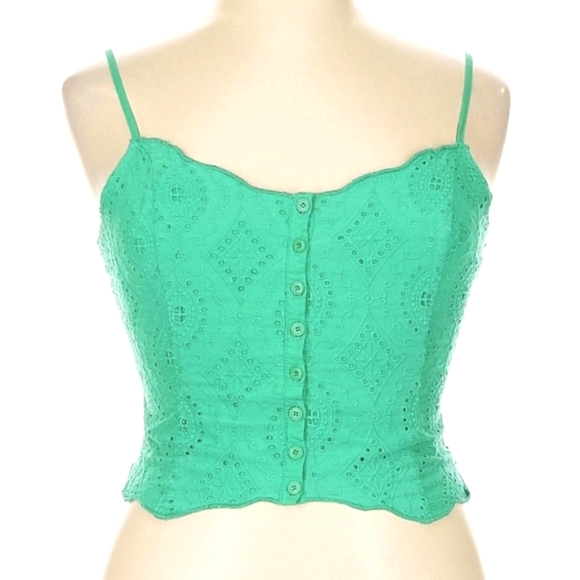 Altar'd State Tops - Altar'd State Green Camisole Top